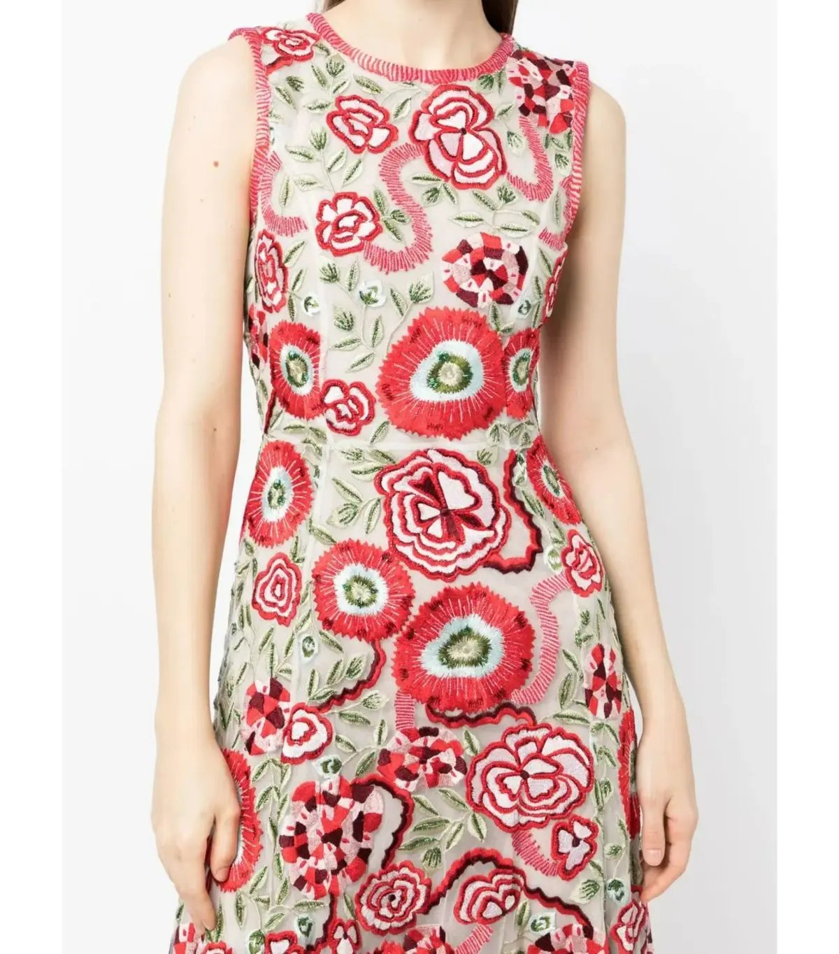 Rachel Gilbert Gigi Midi Dress Multi Size AU 12 photo 4