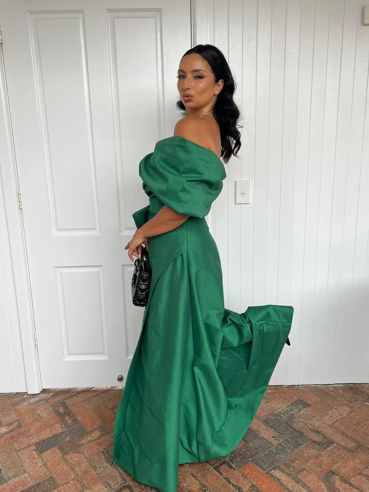 Rachel Gilbert Archer Gown Green Size 3 / AU12 photo 3