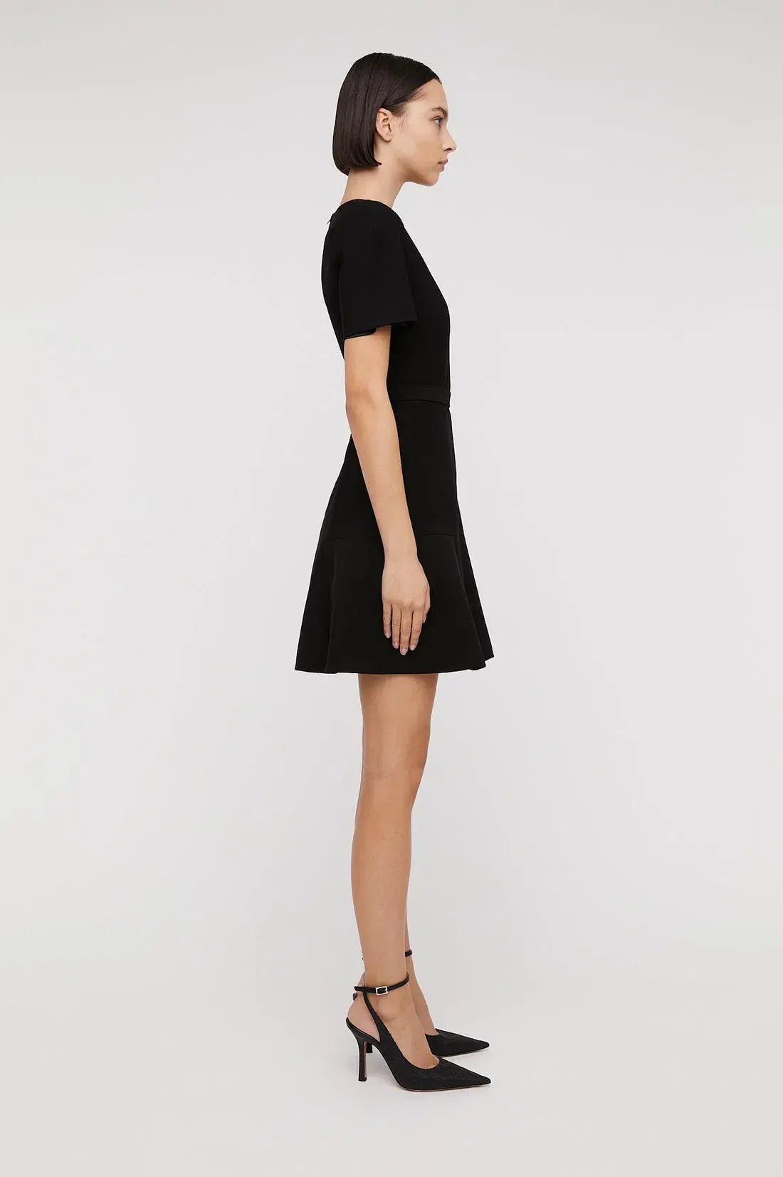 Scanlan Theodore Italian Milano Dress Black Size 12 photo 2
