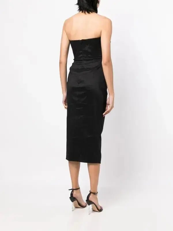 Rachel Gilbert Romy Dress Black Size 6 photo 3