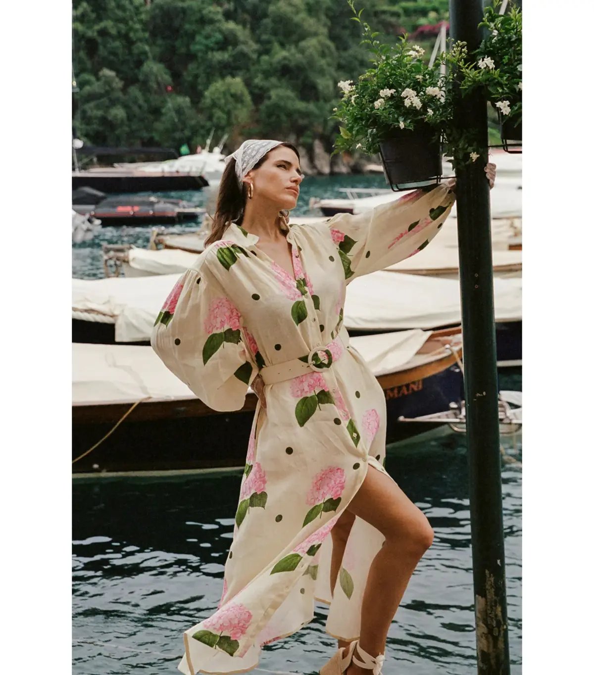 Palm Noosa Noddy Maxi Dress Portofino Polka Dot Size AU 10 photo 6