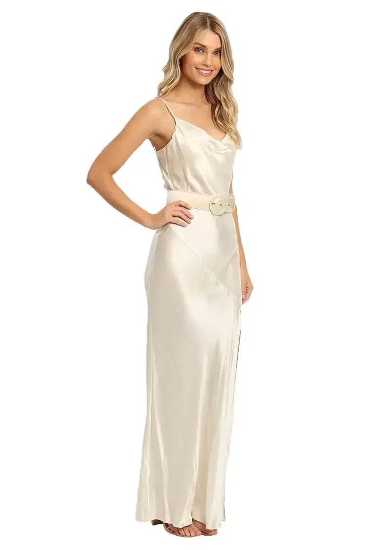 Nicholas Simone Dress in Cream Size 12 photo 4