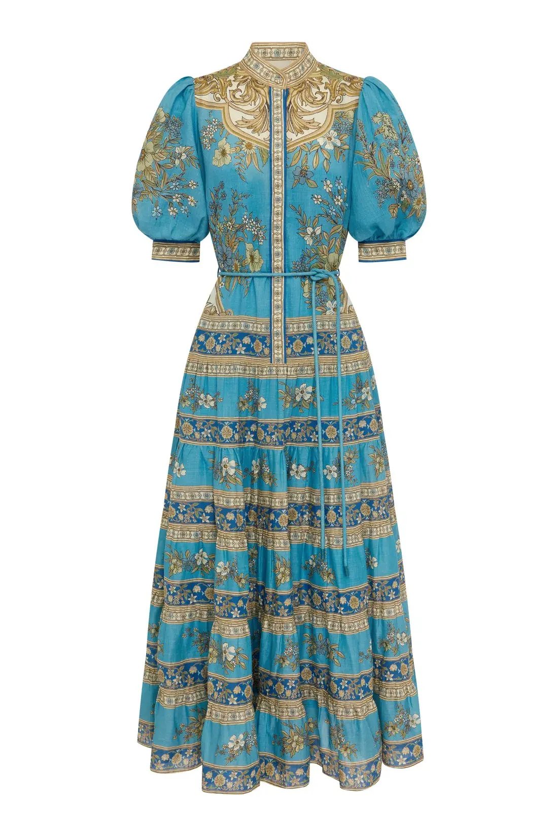 Alemais Cassie Tiered Midi Dress- 4 photo 4