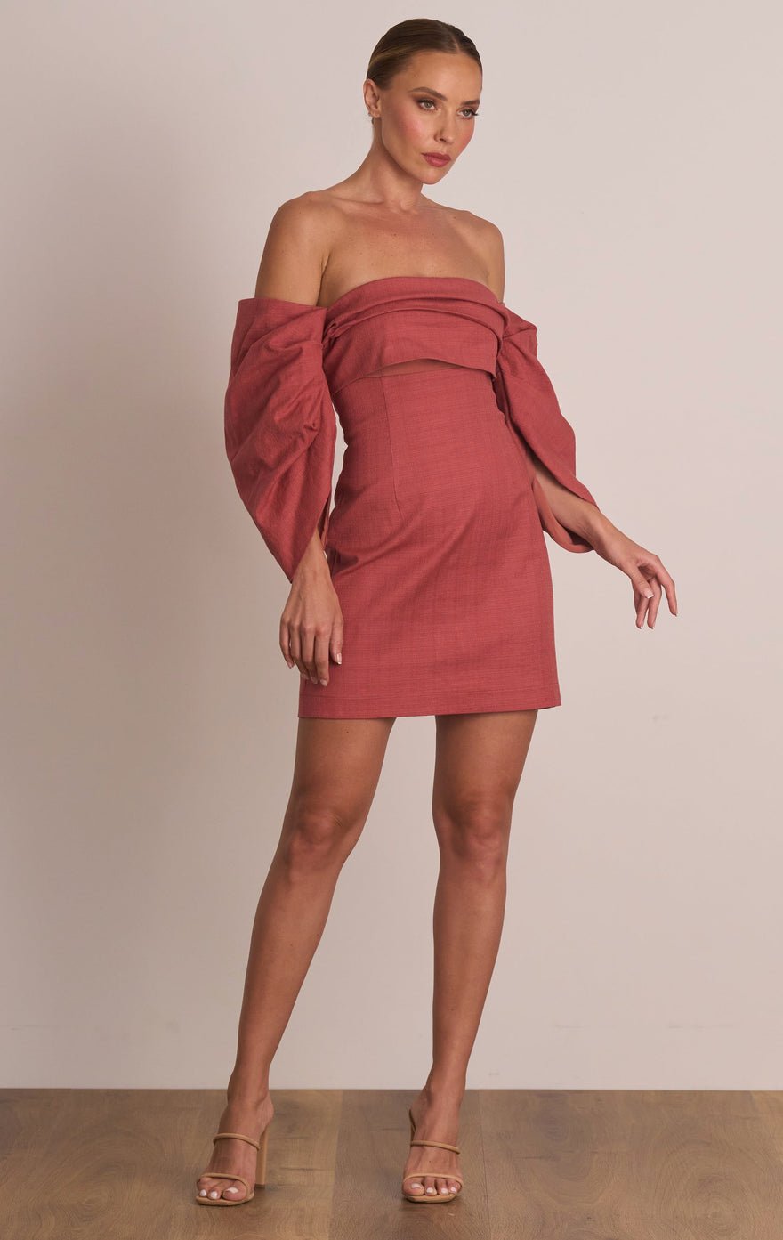 Pasduchas Platinum Party Dress - Rosewood photo 4