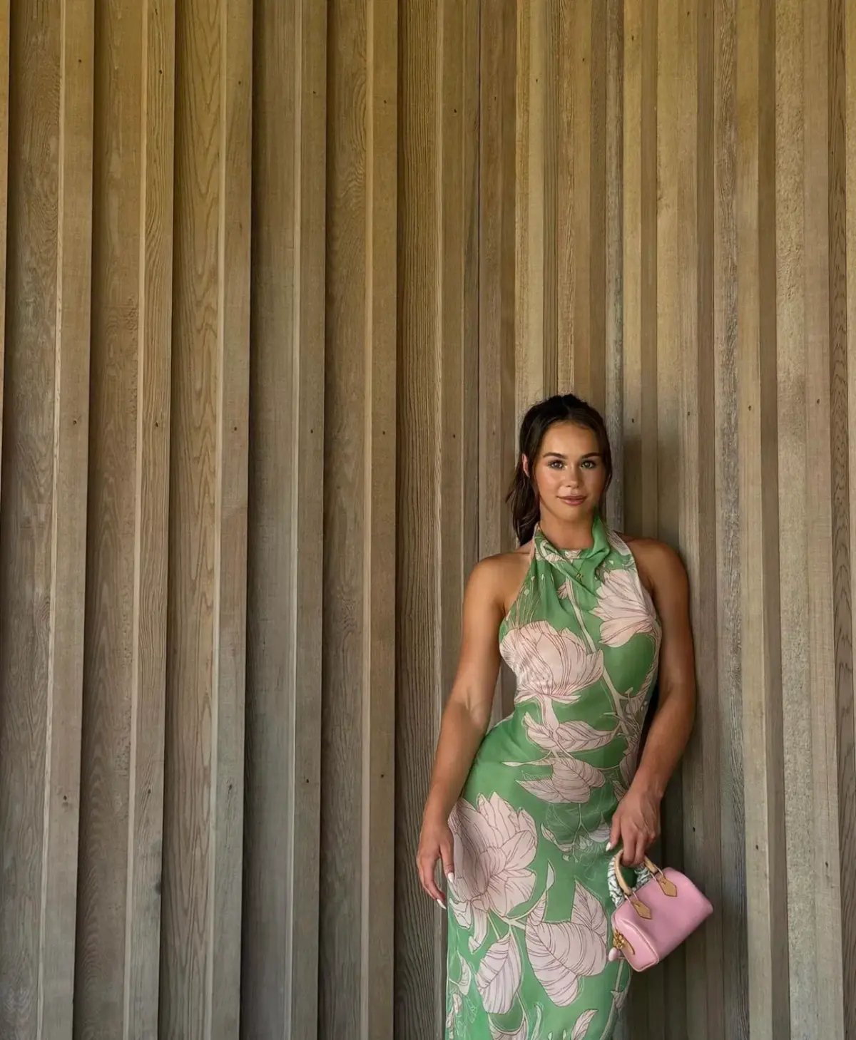Arcina Ori Josefine Dress Green Floral Size 8 photo 6