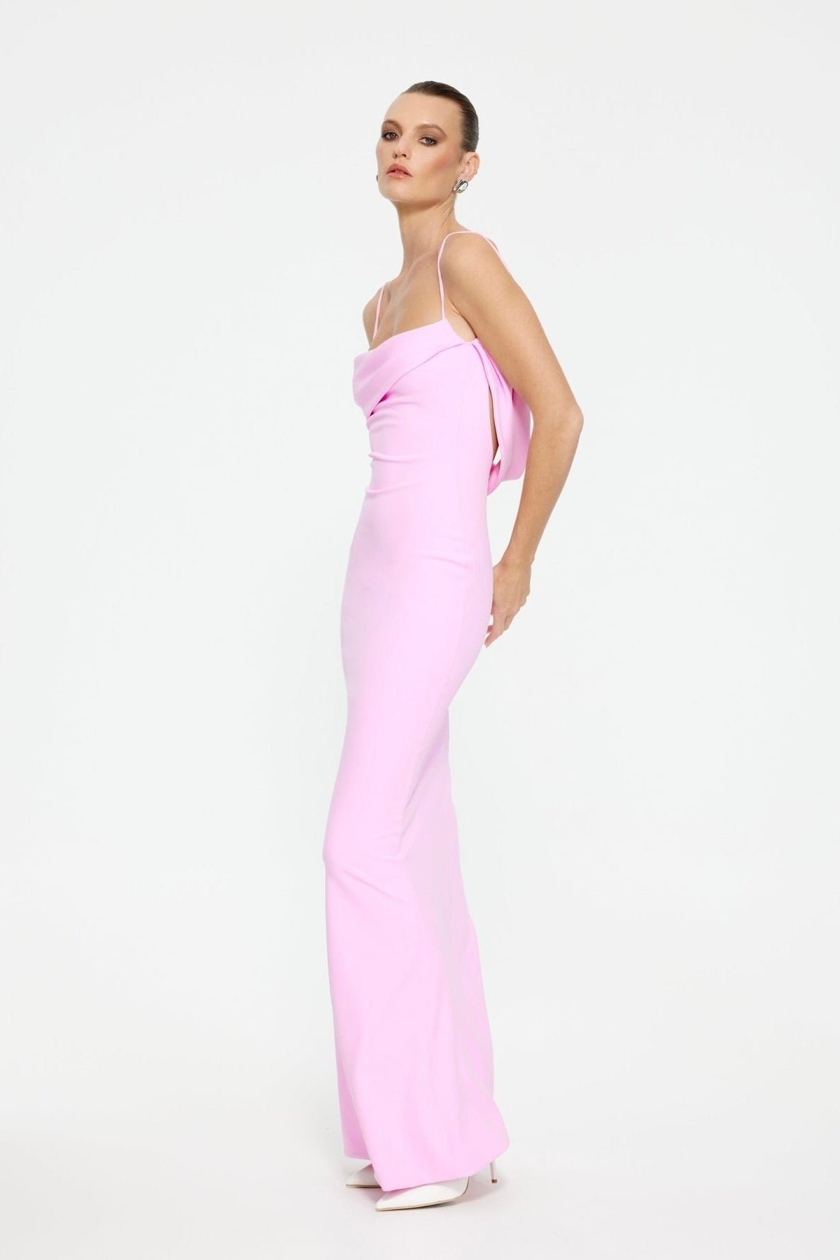 EFFIE KATS HAVILLAND GOWN - TAFFY PINK photo 3