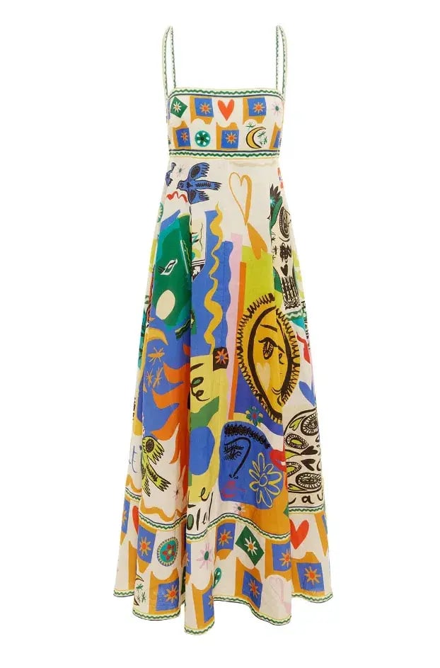 Alemais Soleil Maxi Sundress Multi Size 8 photo 4