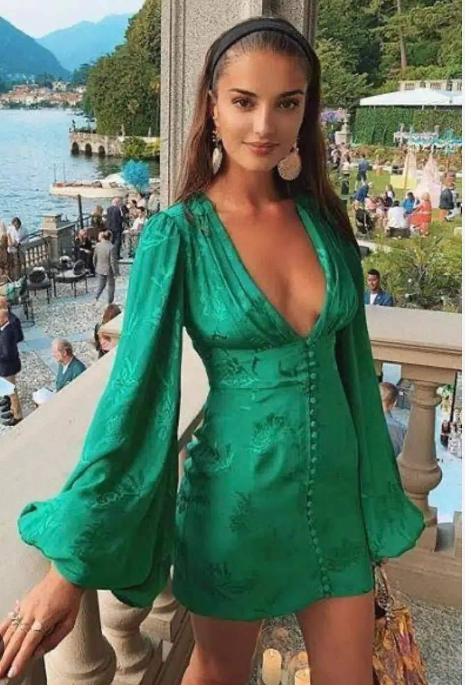 Rat & Boa Isabella Dress Green Size 8 photo 4