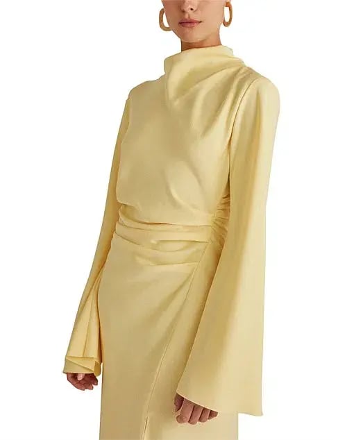 Camilla and Marc Darmascus Dress Yellow Size 12 photo 5