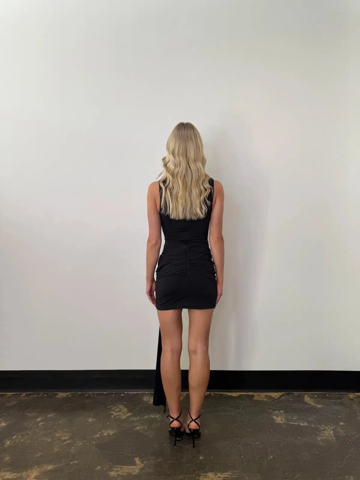 Bec & Bridge Domenic Asymmetrical Mini Dress Black Size 6 photo 3