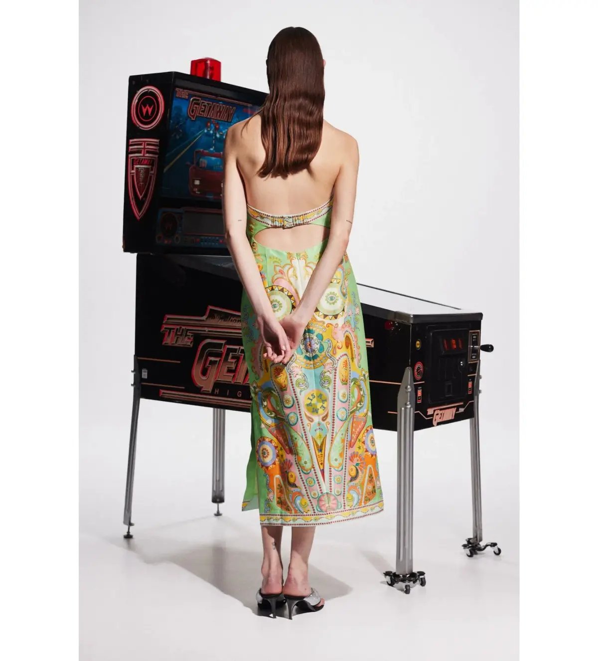 Alemais Pinball Bodice Dress Print Size 12 photo 3