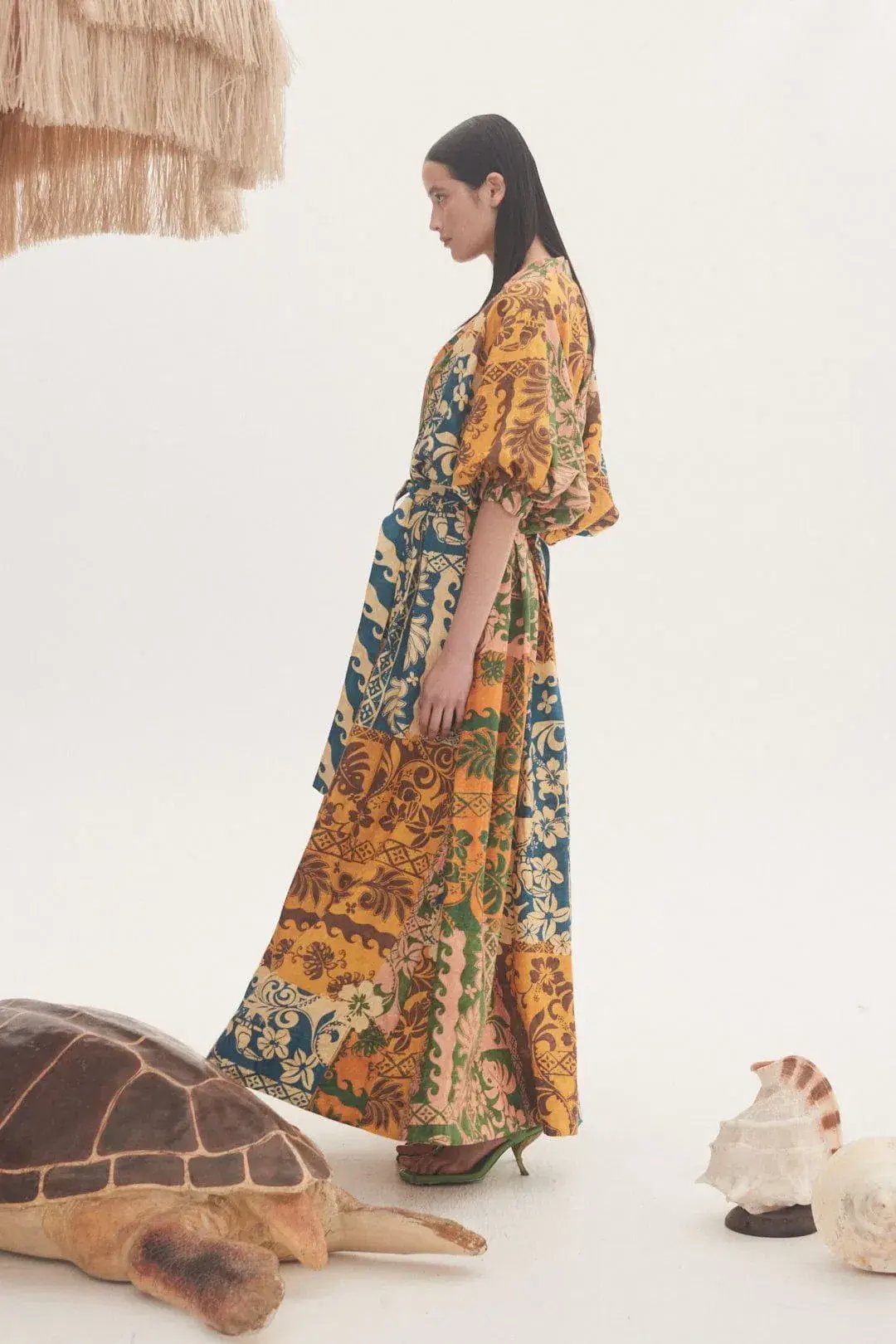 Alemais Archie Wrap Dress Multi Print Size 8 photo 2