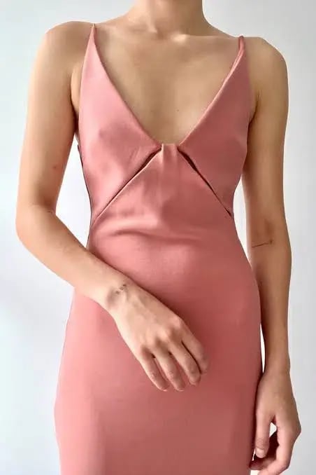Bec & Bridge Livania Cut Out Midi Dress Grapefruit Size AU 6 photo 4