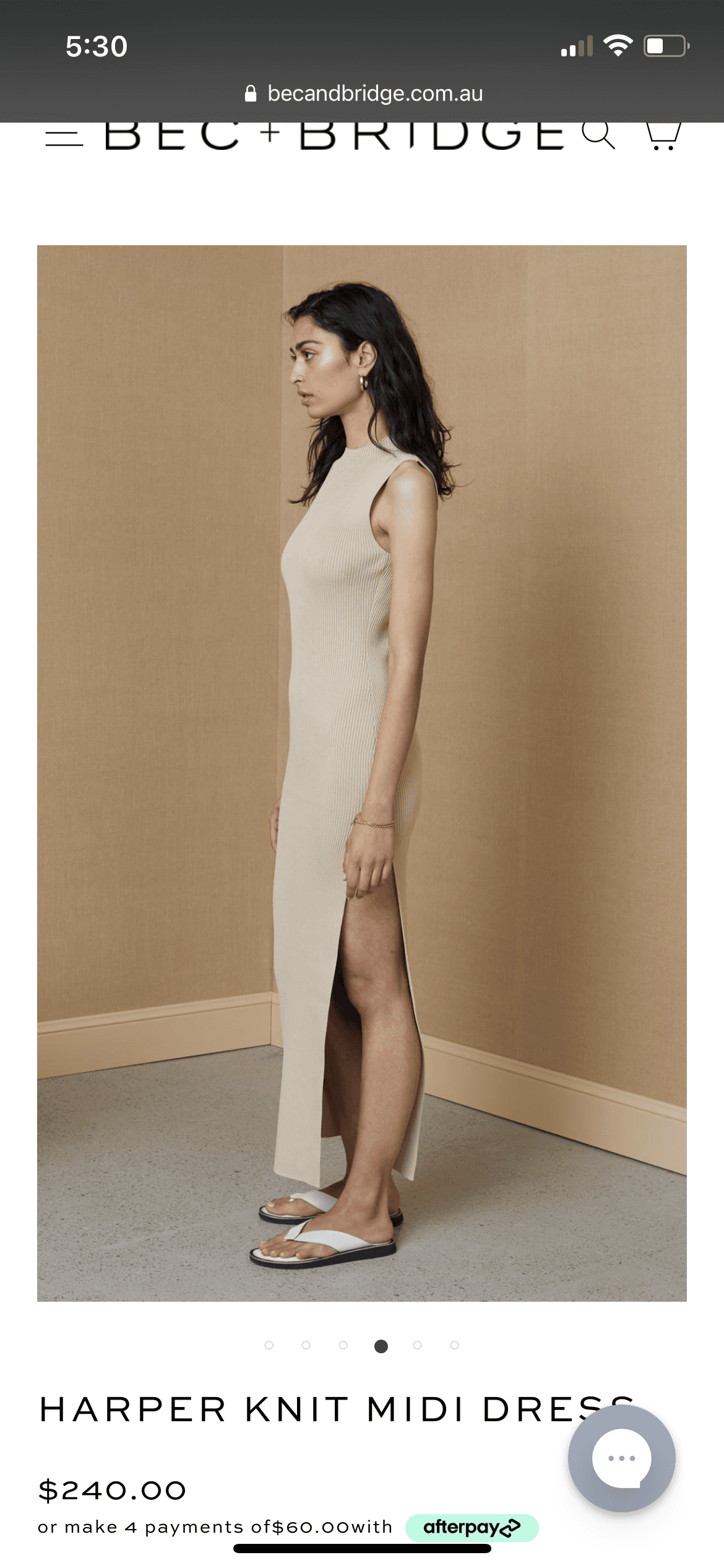 Harper Knit Midi Dress photo 2