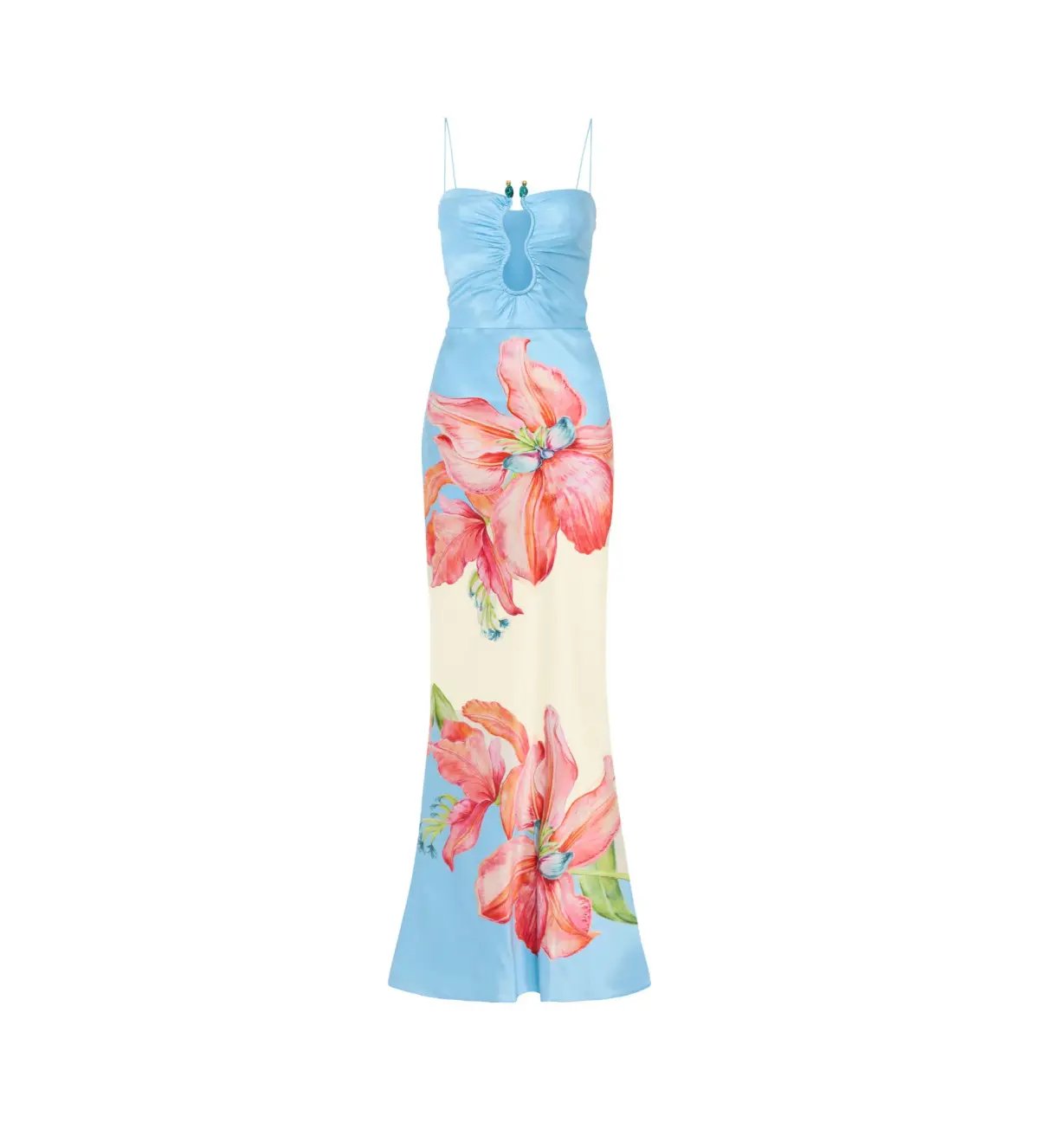 Rebecca Vallance Orchid Oasis Strap Gown Floral  Size 6 photo 2