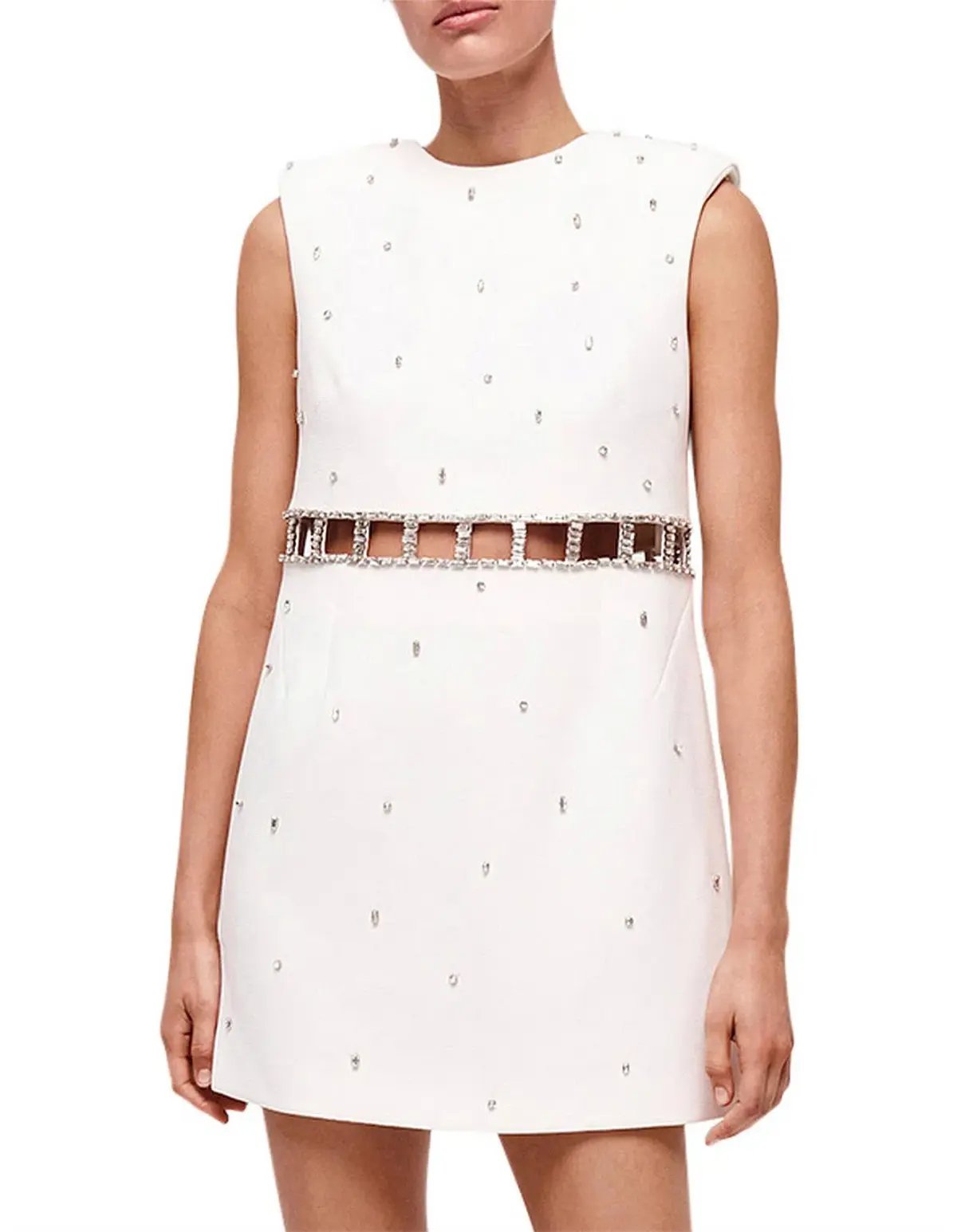 Rachel Gilbert Aliyah Mini Dress White Size 14 photo 5