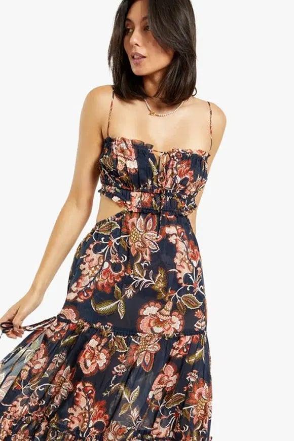 Bec & Bridge Lori Tie Maxi Dress Floral Size 10 / M photo 3
