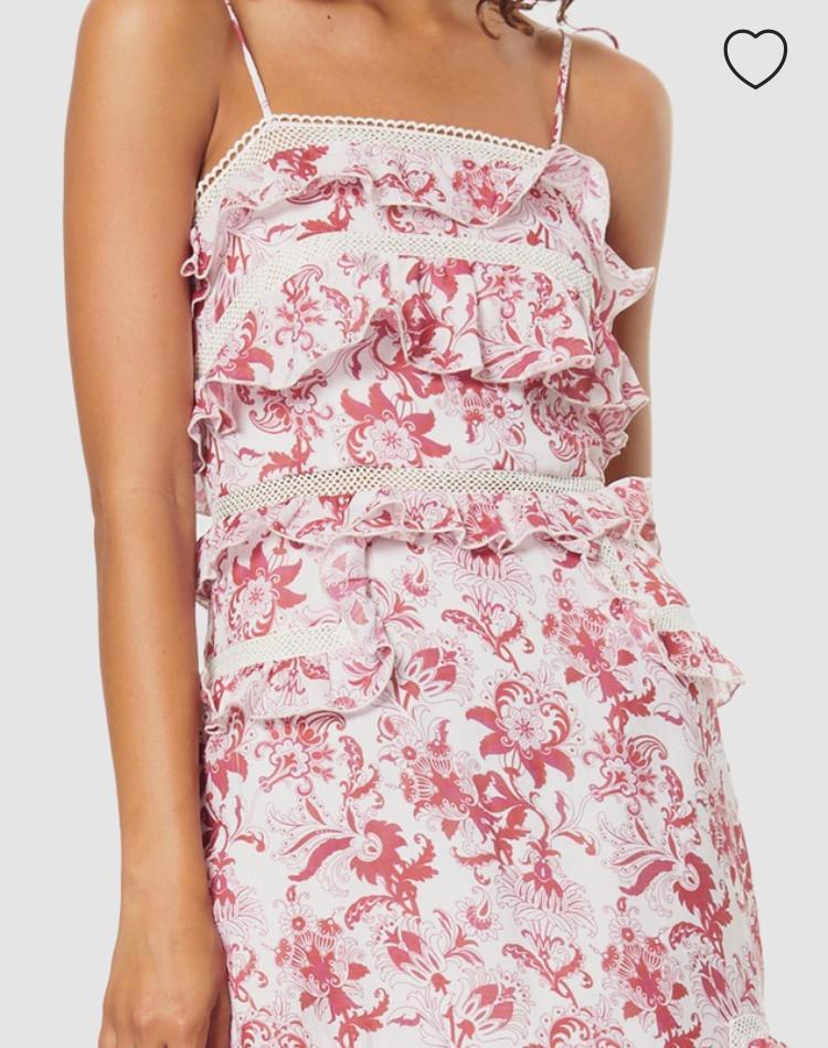 Stevie May British India Tie Midi Dress Pink 8 photo 3