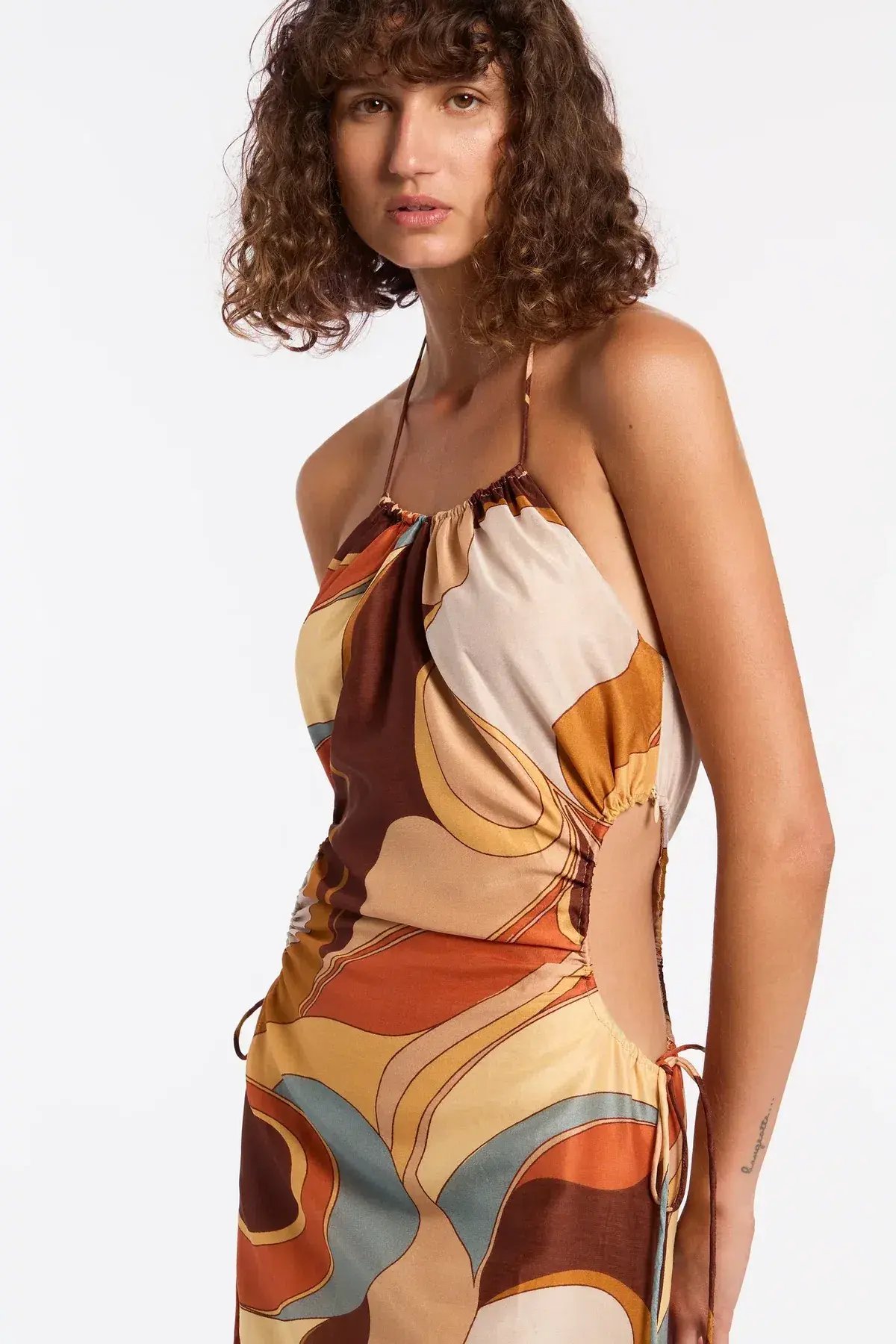 Sir The Label Vista Halter Dress Vista Print Size 6 photo 2