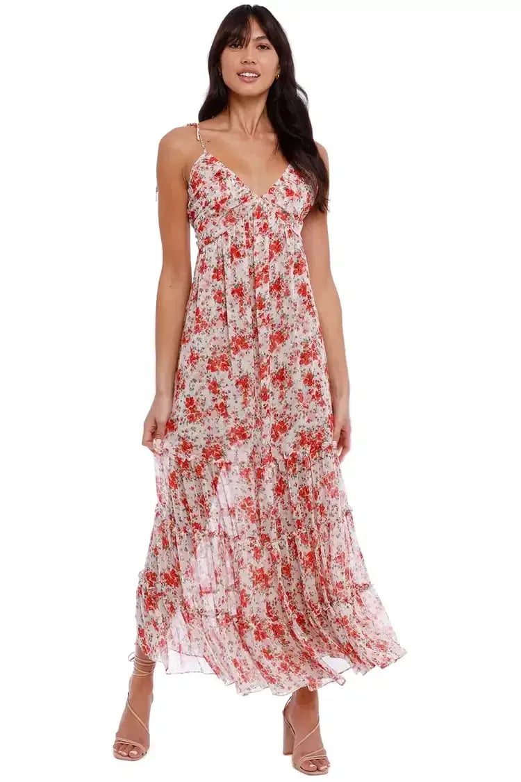 Misa LA Fallon Maxi Dress Floral Size 14 photo 6
