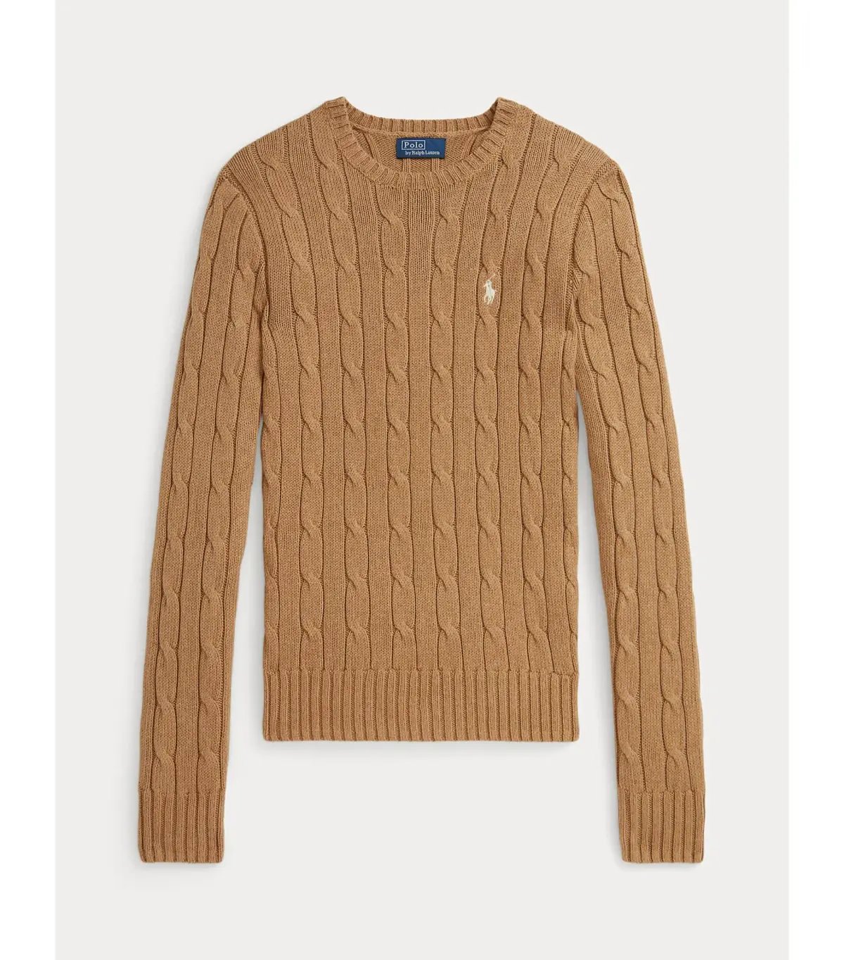 Polo Ralph Lauren Cable-knit Cotton Crewneck Sweater Neutral Size M / AU 12 photo 4