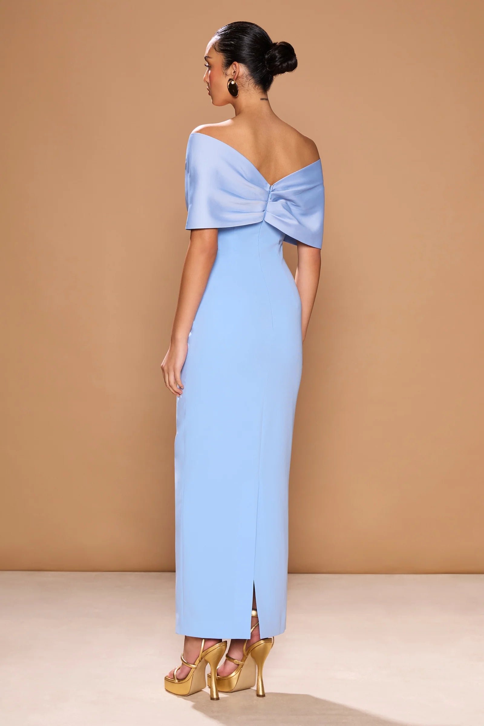SONYA BELLUNO DRESS - AZZURRO photo 3