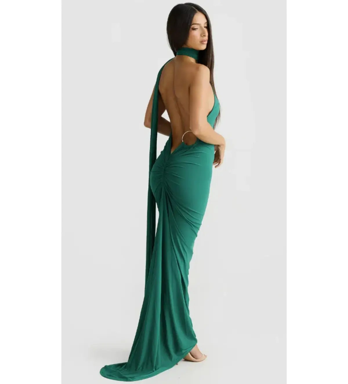 Mélani Constantina Gown Green Size 6 photo 3