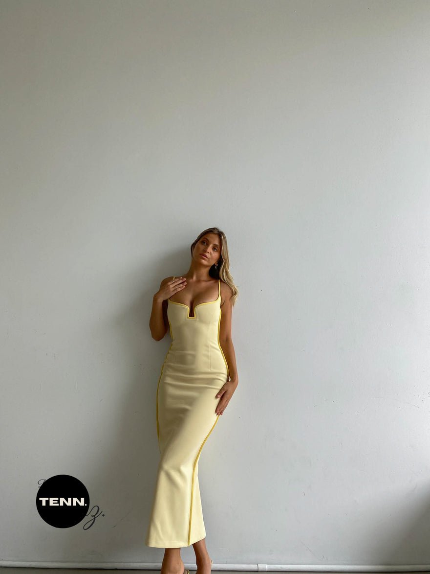 Paris Georgia Marlo Dress - Yellow photo 2