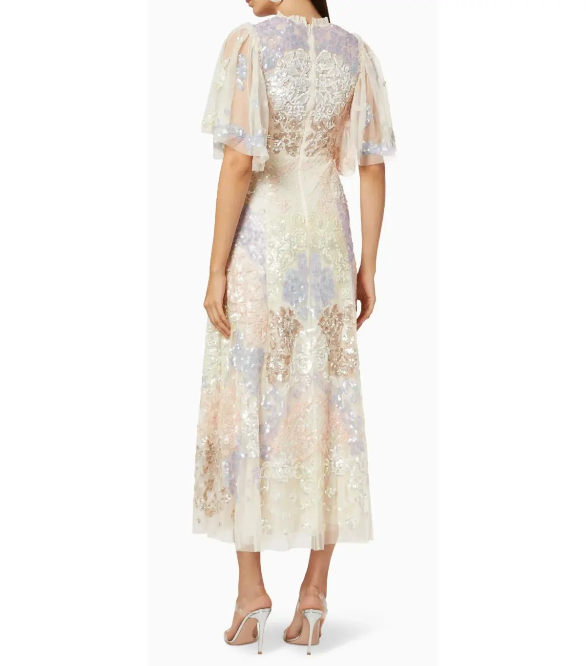 Needle and Thread Eliza Sequin Ankle Length Gown Multi Size AU 10 photo 3