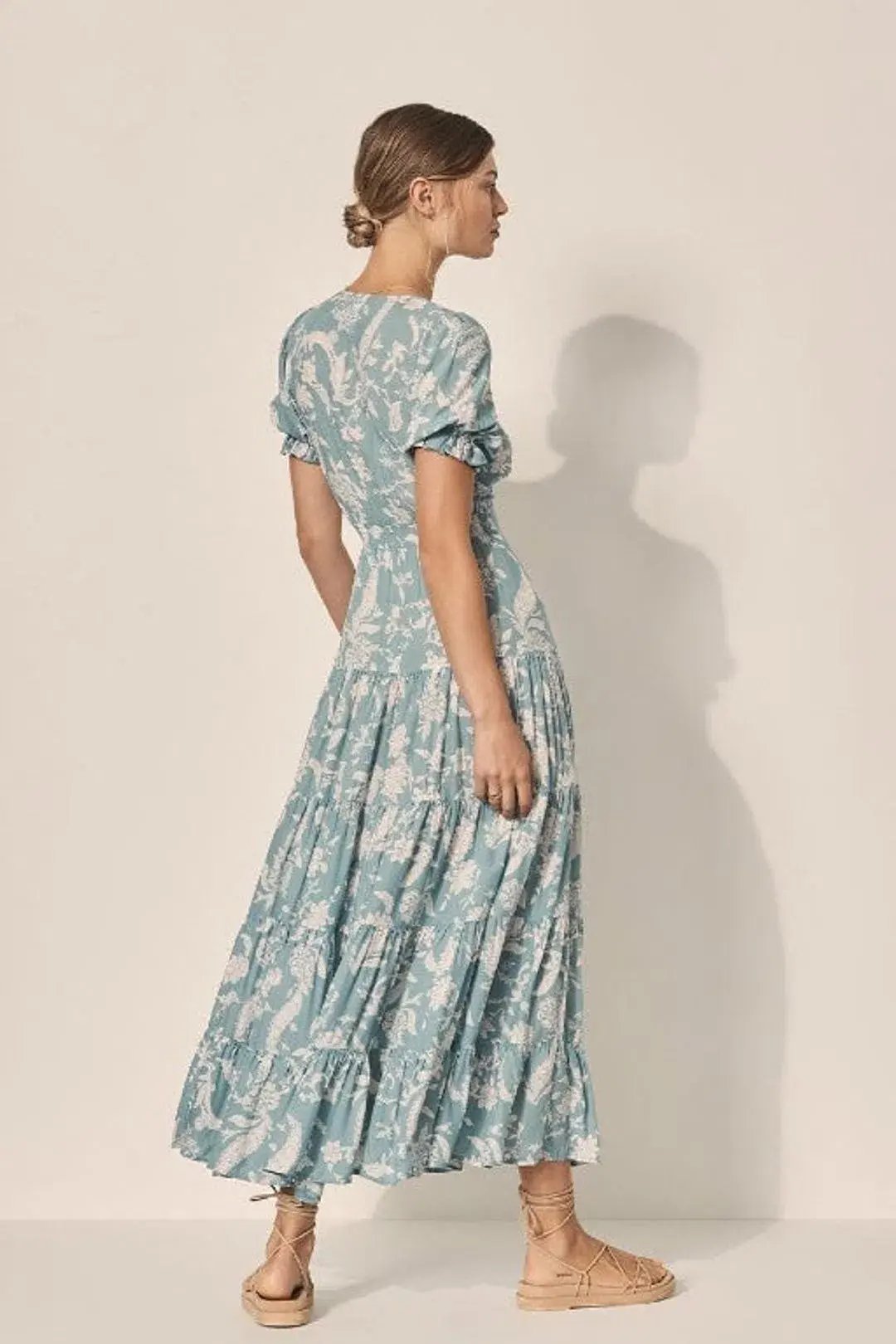 Kivari Mavi Maxi Dress Floral Size 8 photo 3