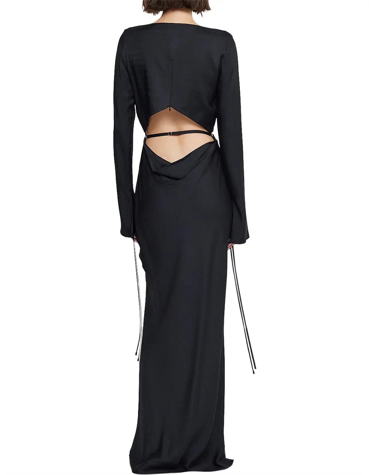 Bec & Bridge Diamond Days Long Sleeve Maxi Dress Black Size 6 photo 4