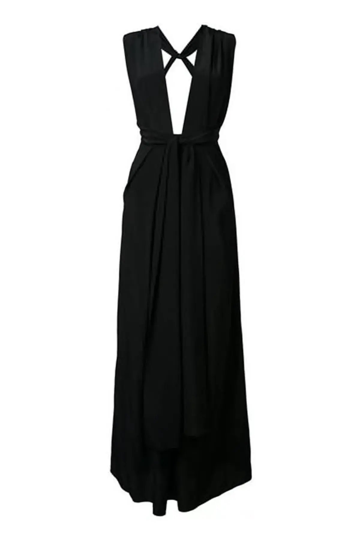 Bianca Spender Silk CDC Ascendant Gown Black Size 0 / AU 6 photo 4