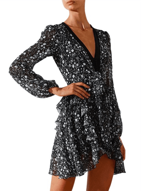 Jarrett Tie Front Mini Dress photo 2