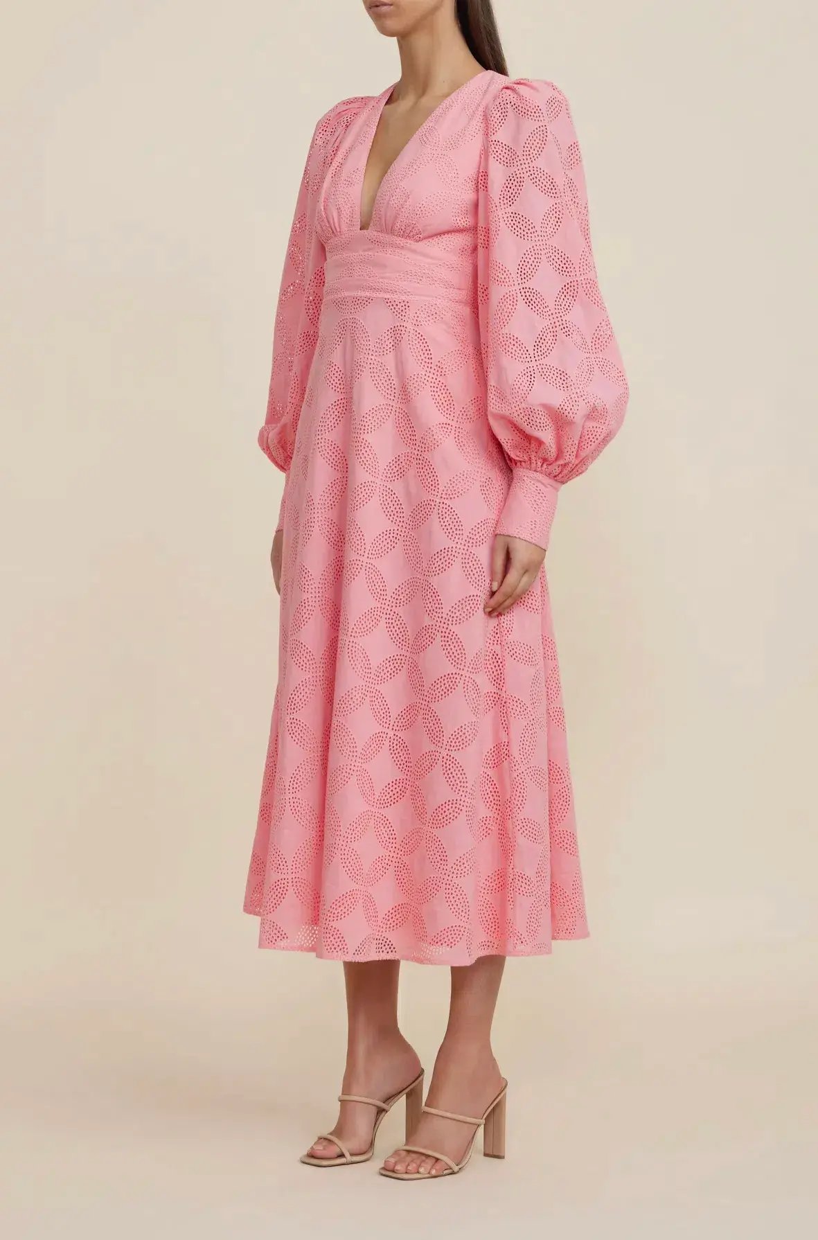 Acler Lowell Dress Tulip Pink Size 10 photo 3