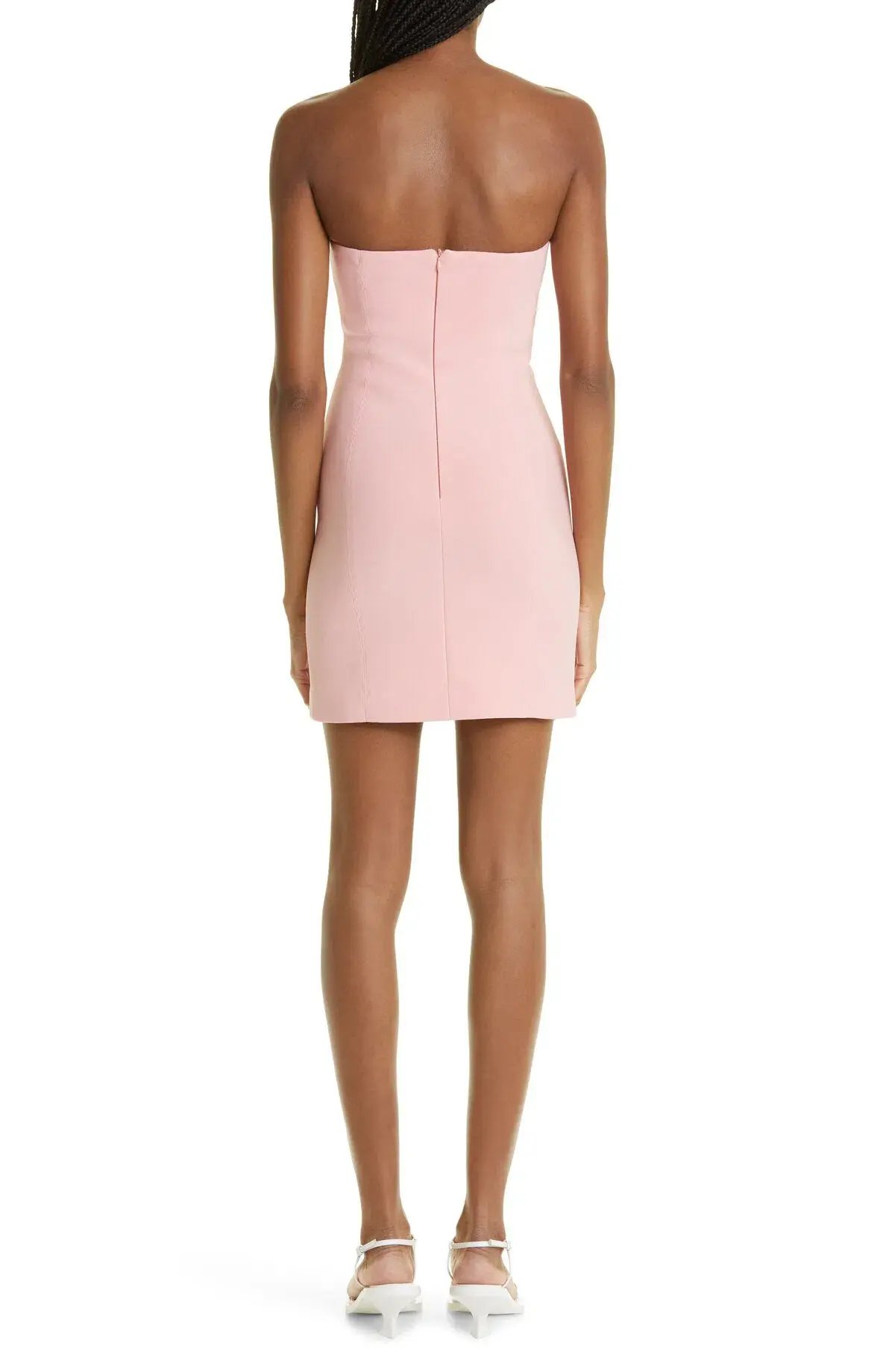 Bec & Bridge Karina Strapless Split Dress Guava Size 8 photo 3
