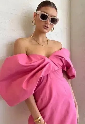 Rachel Gilbert Xavier Mini Dress Pink Size 0 / AU 6 photo 4