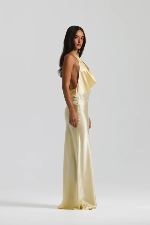 NATALIE ROLT GABI GOWN - LEMON photo 2