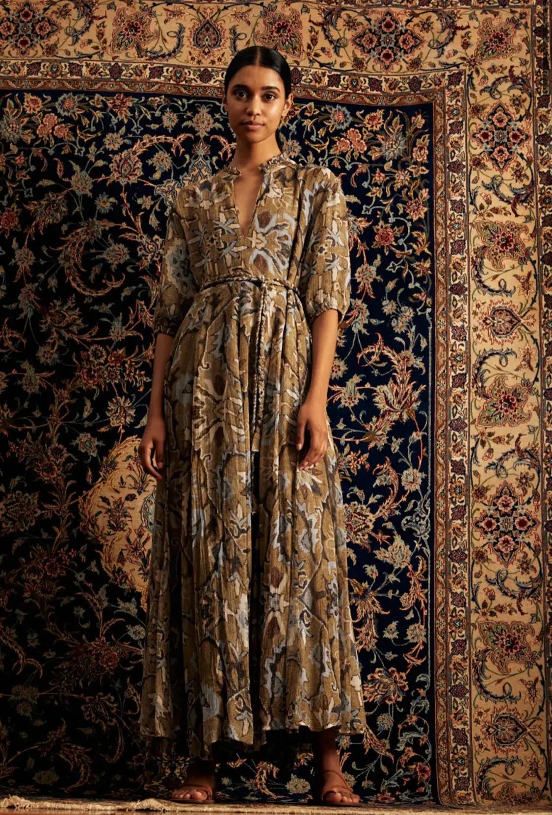 Hannah Artwear Oceanus Maxi Dress in Shaila Print Size 12 photo 5