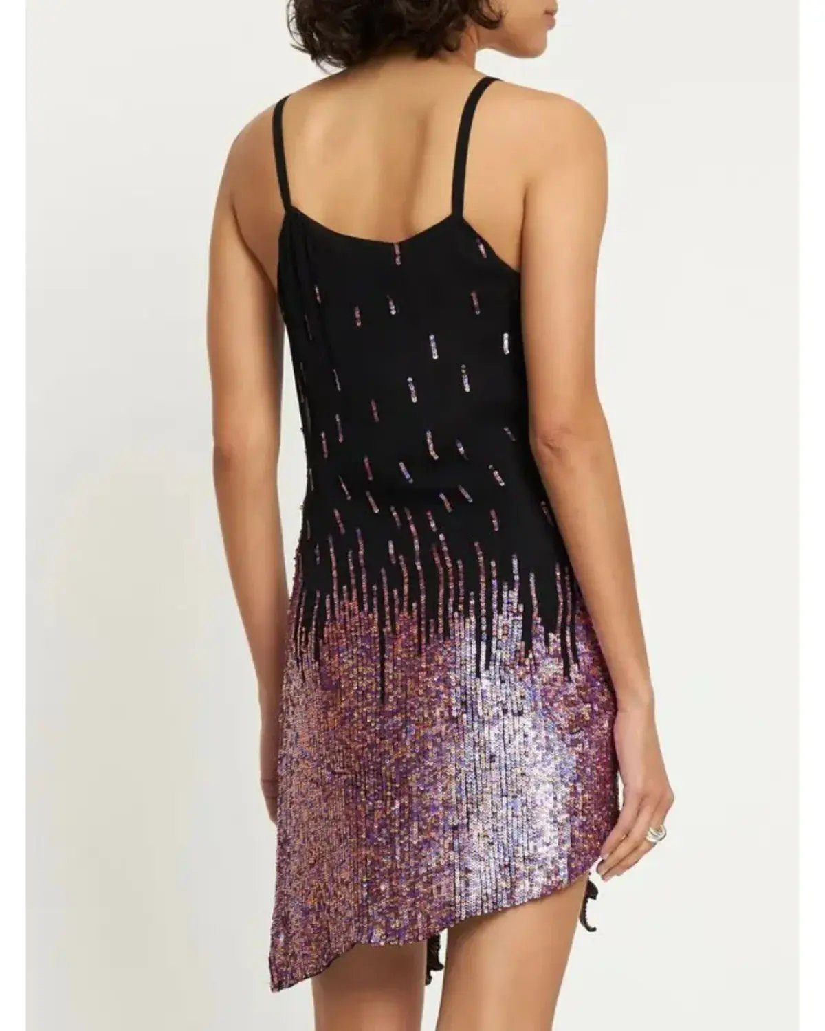 Giuseppe Di Morabito Embellished Viscose Mini Dress Lilac Pink Size AU 8 photo 2