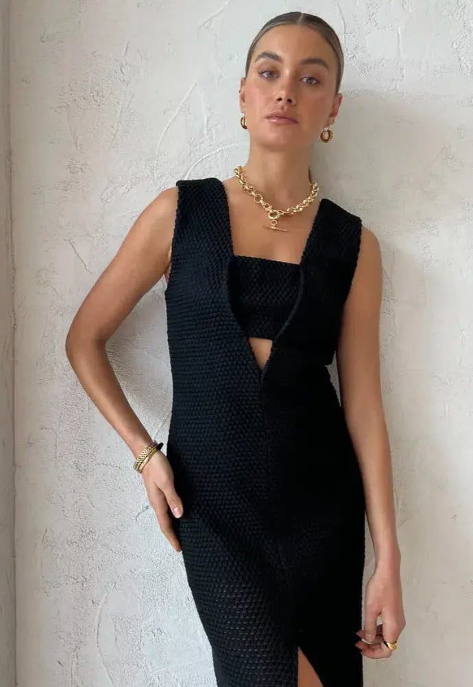 Camilla and Marc Adrien Dress in Black Size 8 photo 2