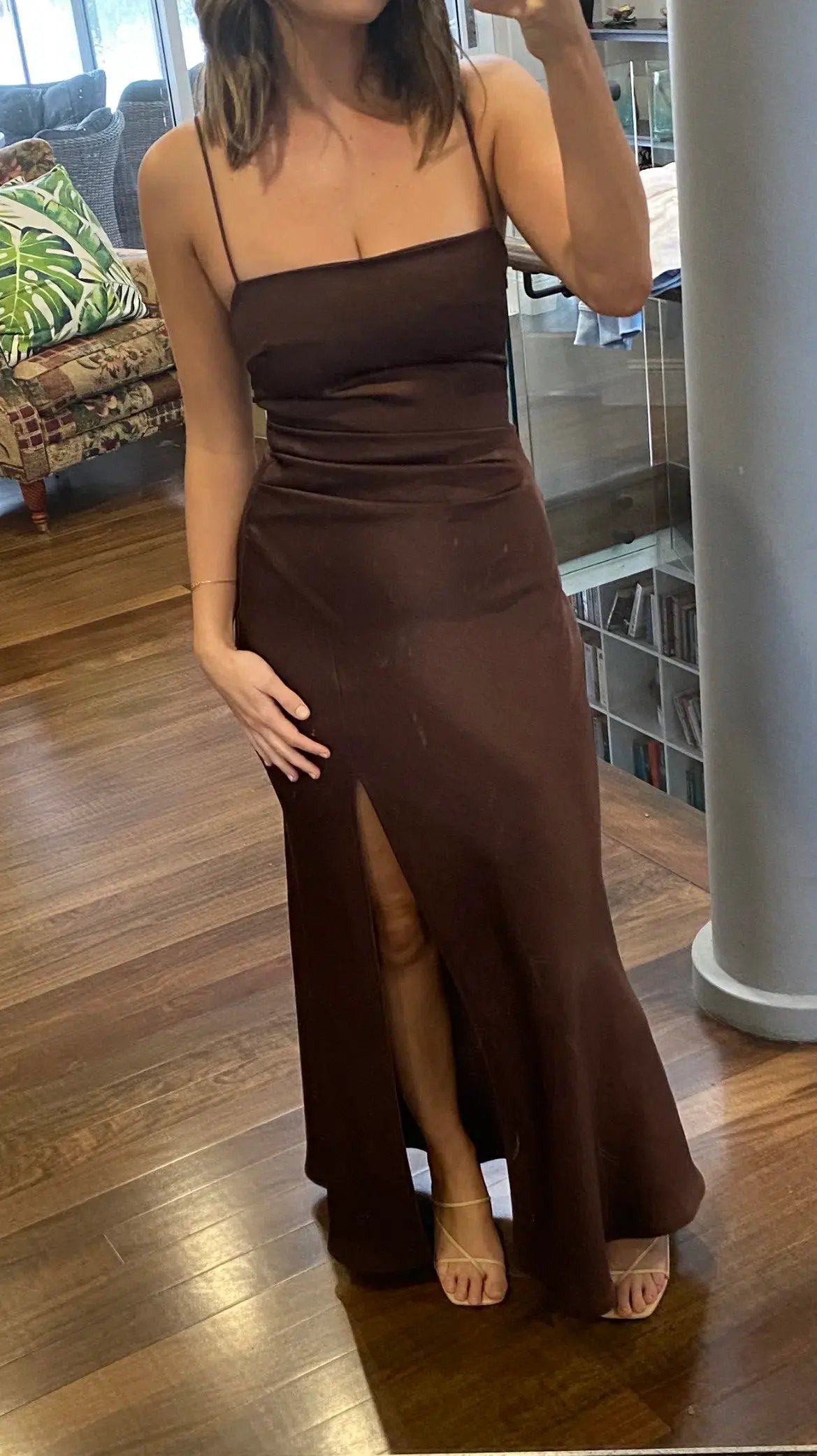 Bec & Bridge Nadia Maxi Dress Brown Size 8 photo 5