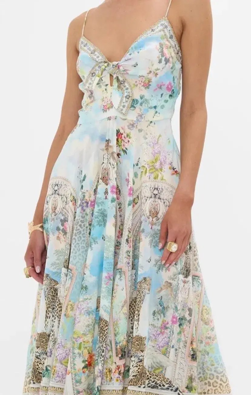 Camilla Long Dress Tie Front We Always Have Alexandria Size M/ AU 12 photo 2