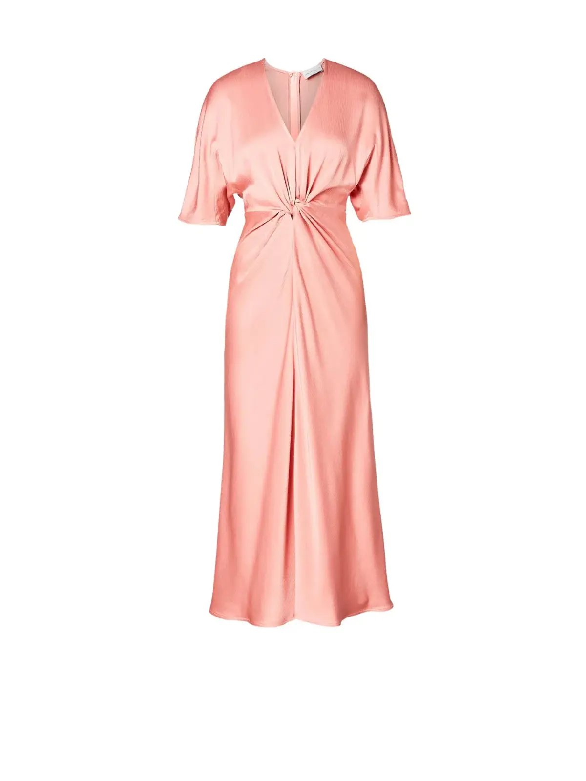 Scanlan Theodore Cocoon Turban Twist Dress Coral Size AU 10 photo 4