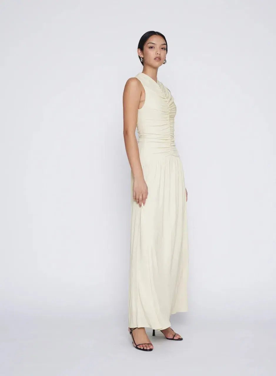 ANNA QUAN Fleur Maxi Dress Vanilla Cream 8 photo 7
