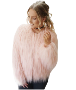 Unreal Fur Dream Jacket - Light Pink photo 5