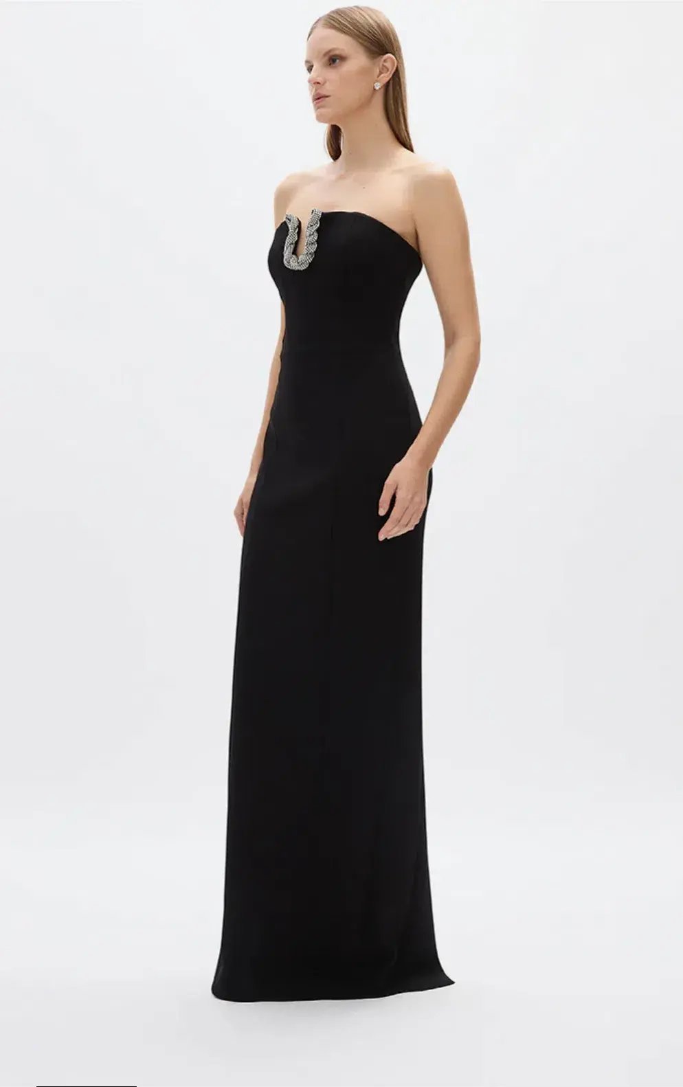 Rachel Gilbert Atticus Gown in Black Size 8 photo 5