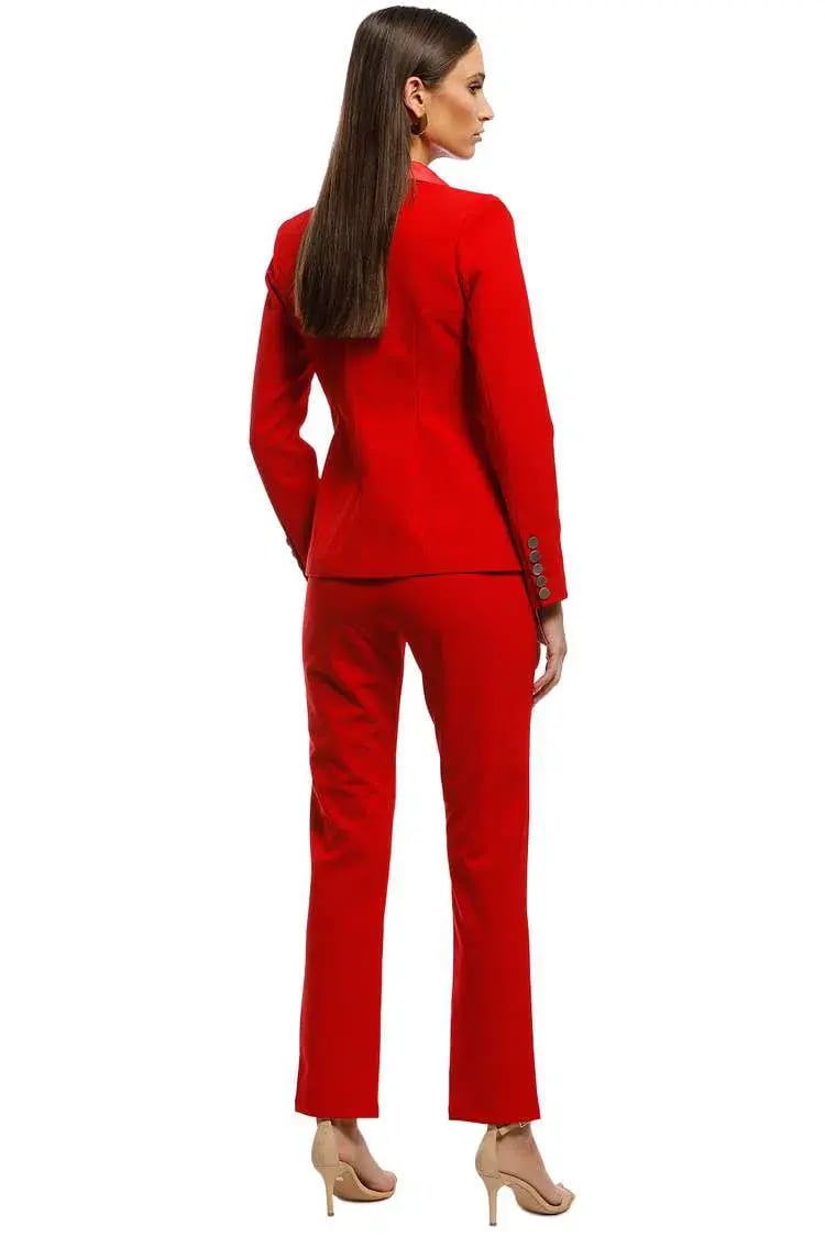 Bianca and Bridgett Milan Blazer and Pants Set Red Size 8 photo 3