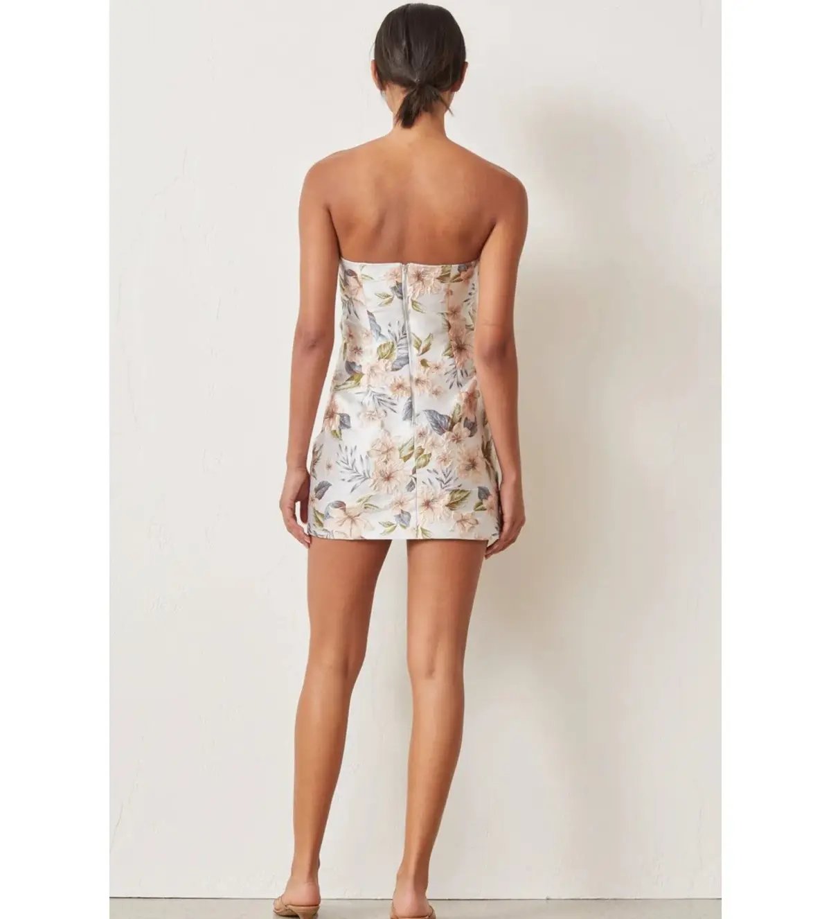 Bec & Bridge Fleurette Jacquard Mini Dress Floral Size AU 8 photo 5
