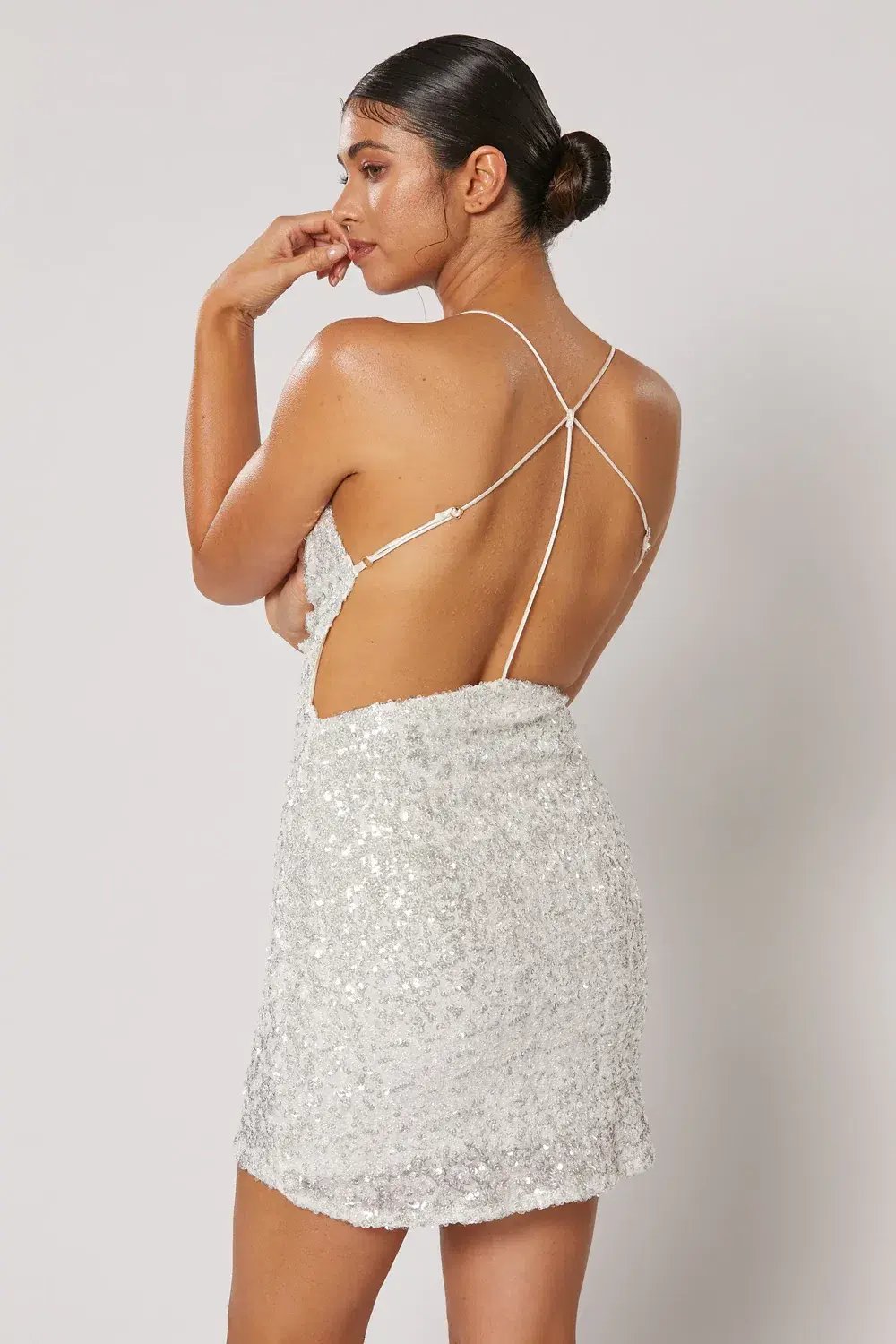 Winona Asha Mini Dress White Size XXS (Size 6) photo 2