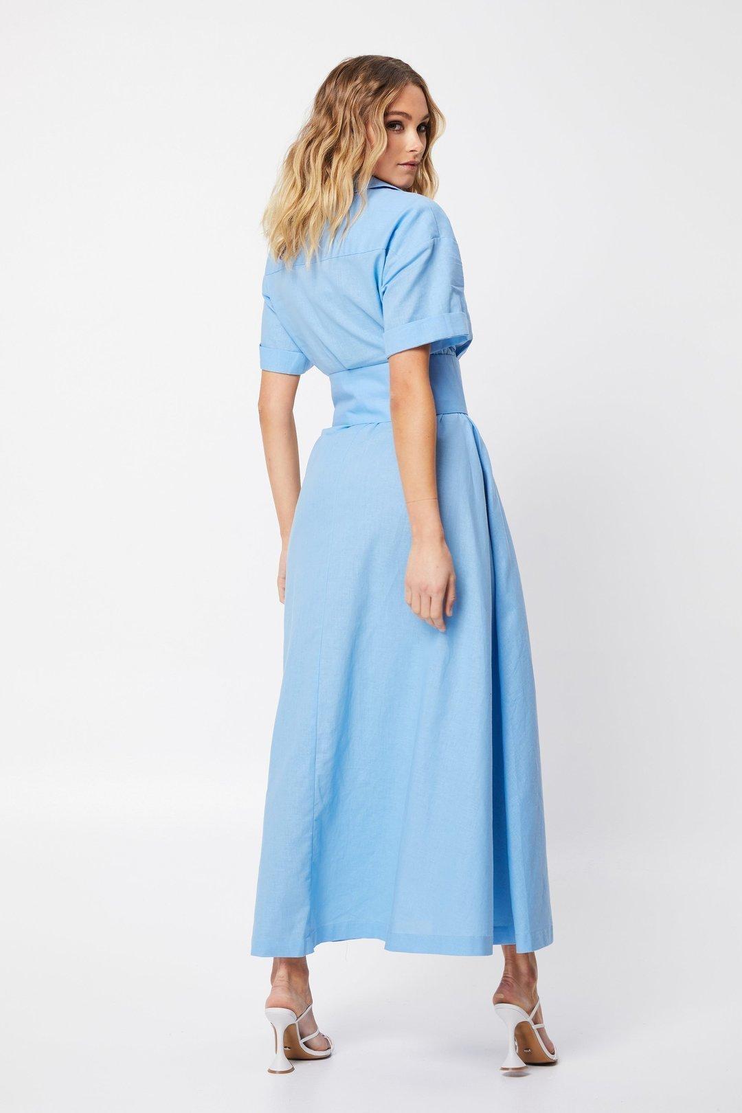 Mossman The Blue Light Dress Blue Size 8 photo 6